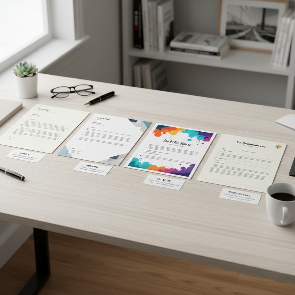 Cover Letter Templates Preview