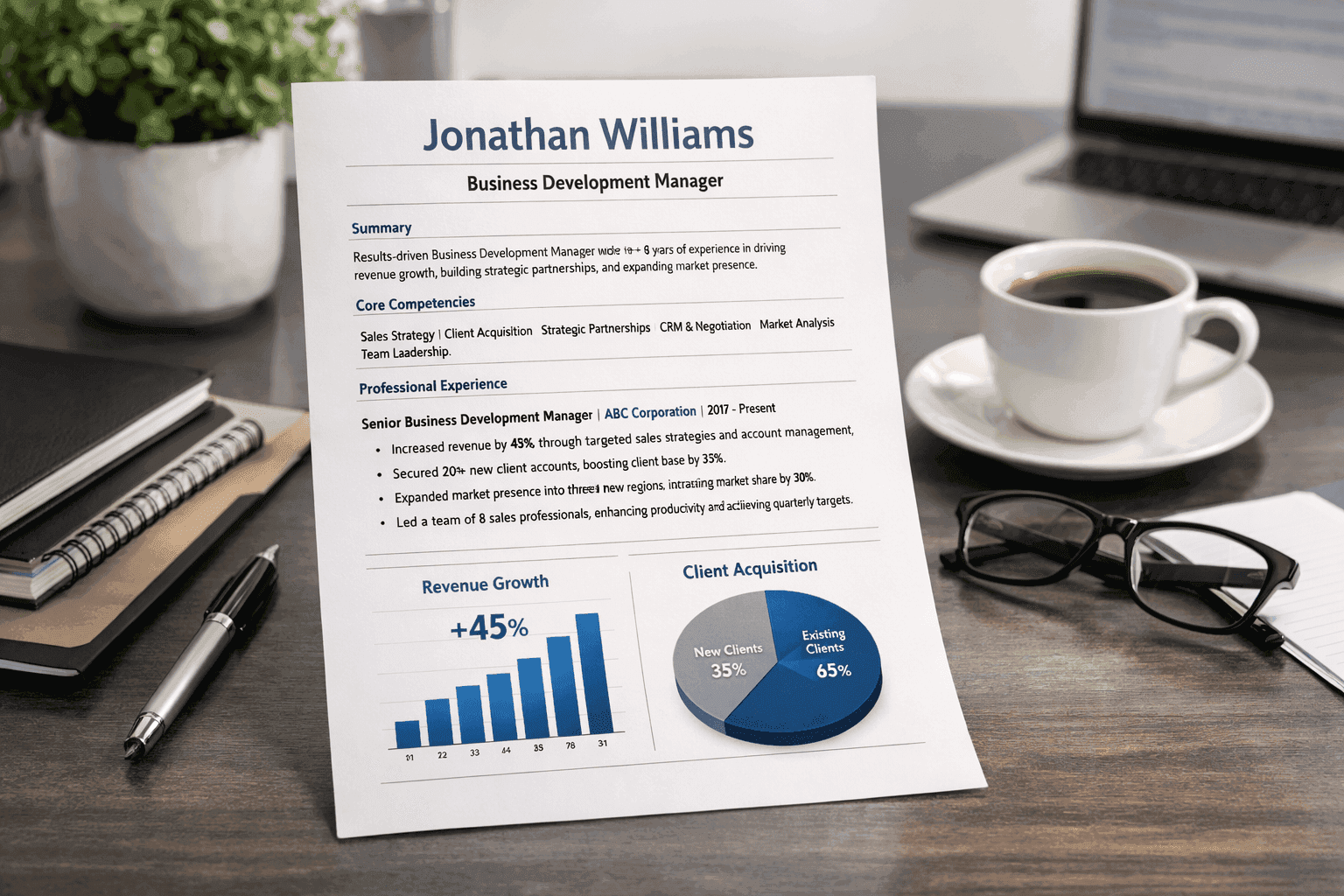 Winning Business Development Manager Resume: Step-by-Step Guide (ATS Tips)