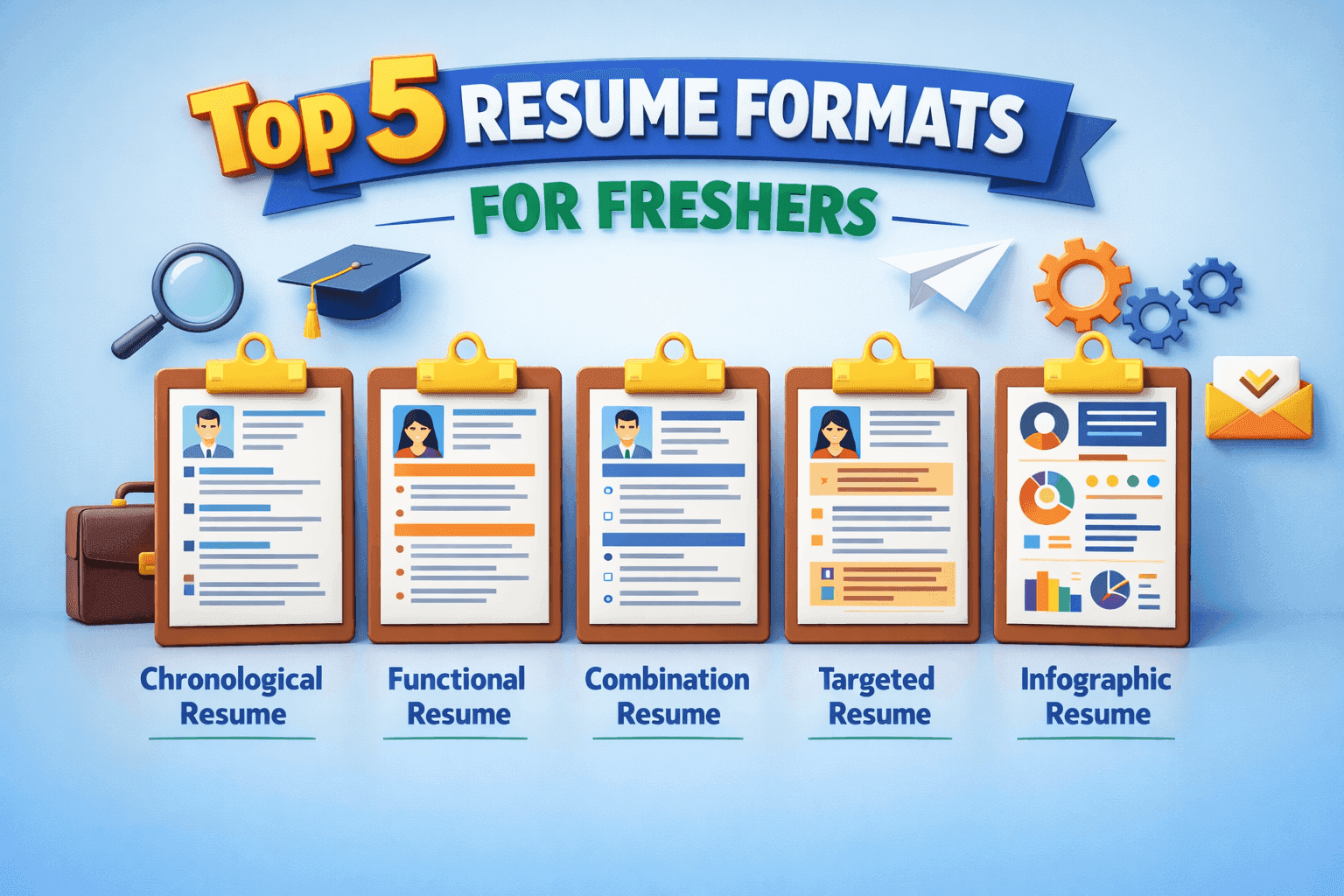 Top 5 Resume Formats for Freshers in 2026 (Best Layouts)