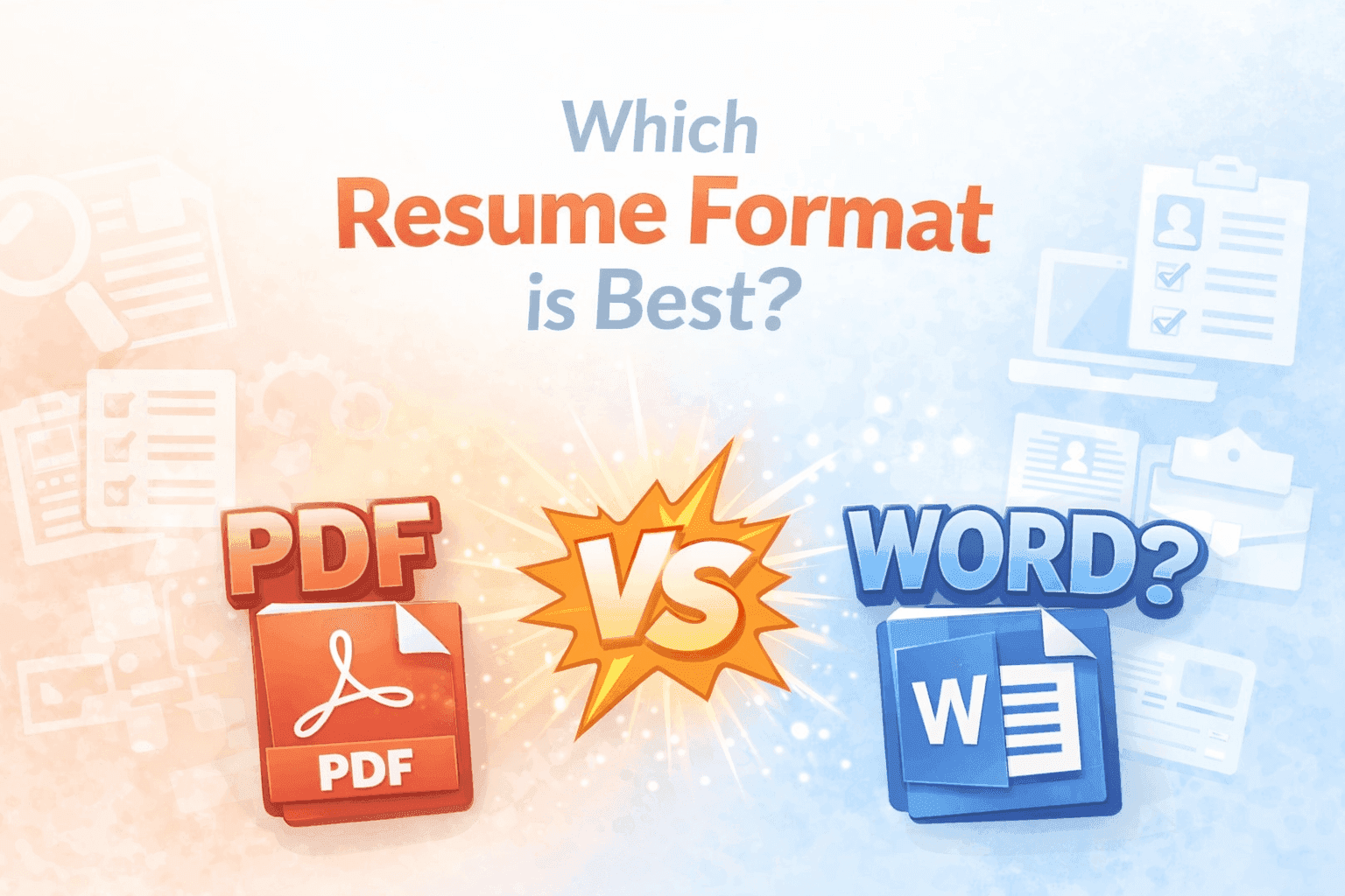 Which Resume Format Is Best: PDF or Word? Complete 2026 Guide