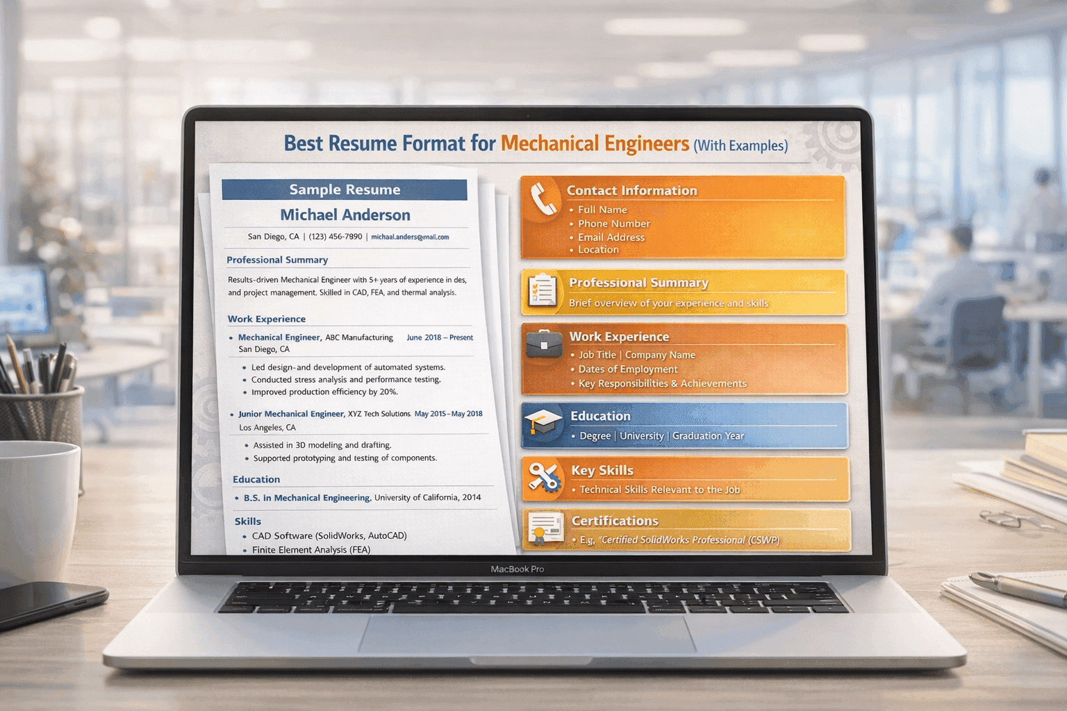 Best Resume Format for Mechanical Engineers (ATS-Friendly Examples)