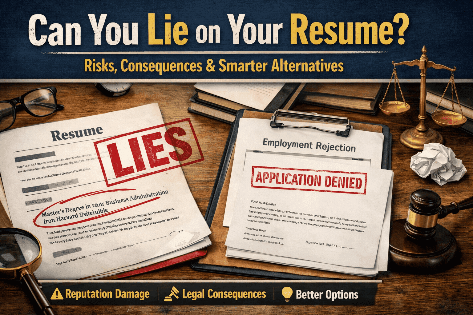 Can You Lie on Your Resume? Risks, Consequences & Smarter Alternatives