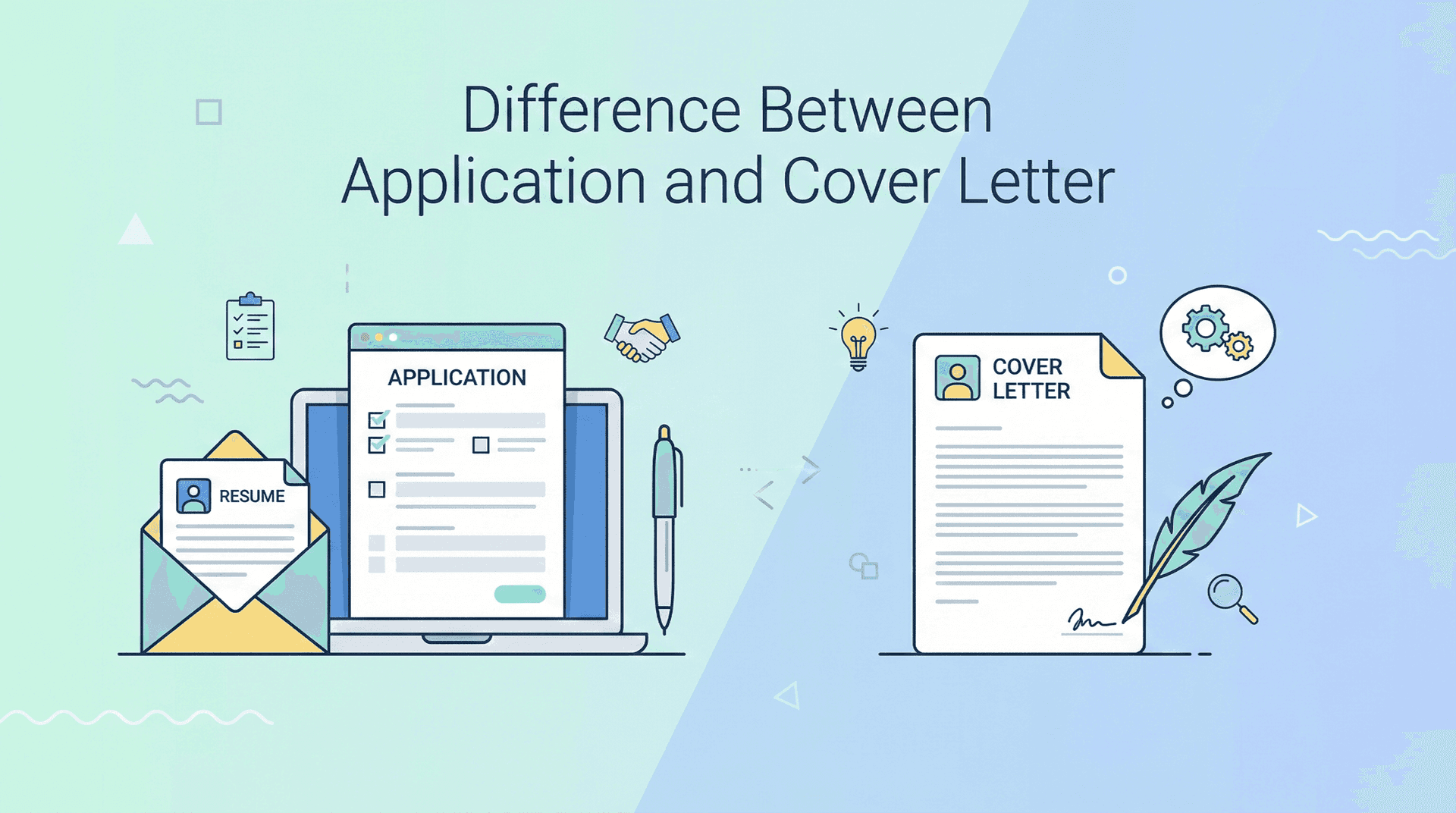 What is the Difference Between Application and Cover Letter