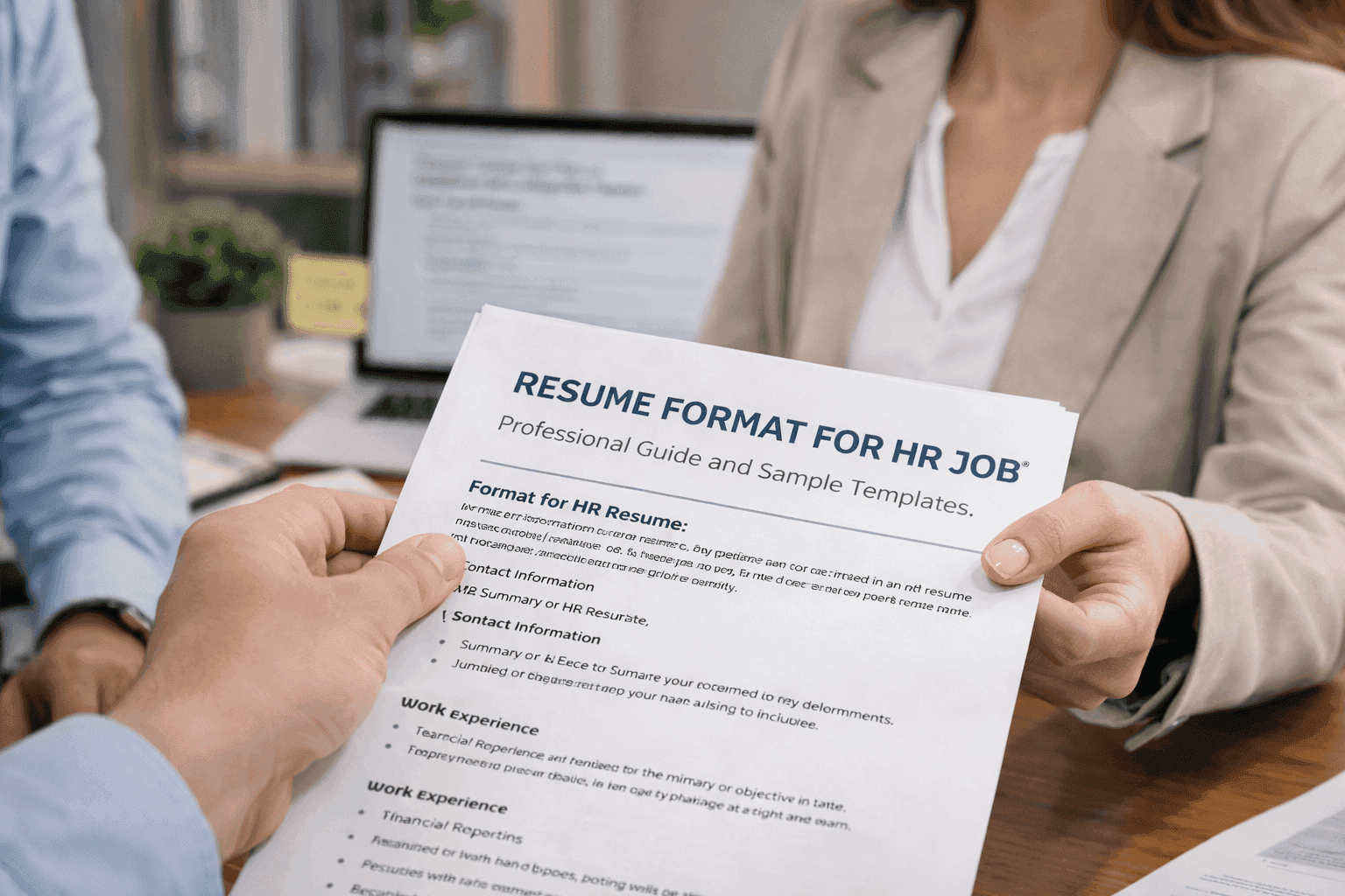 Resume Format for HR Job: Professional Guide and Sample Templates