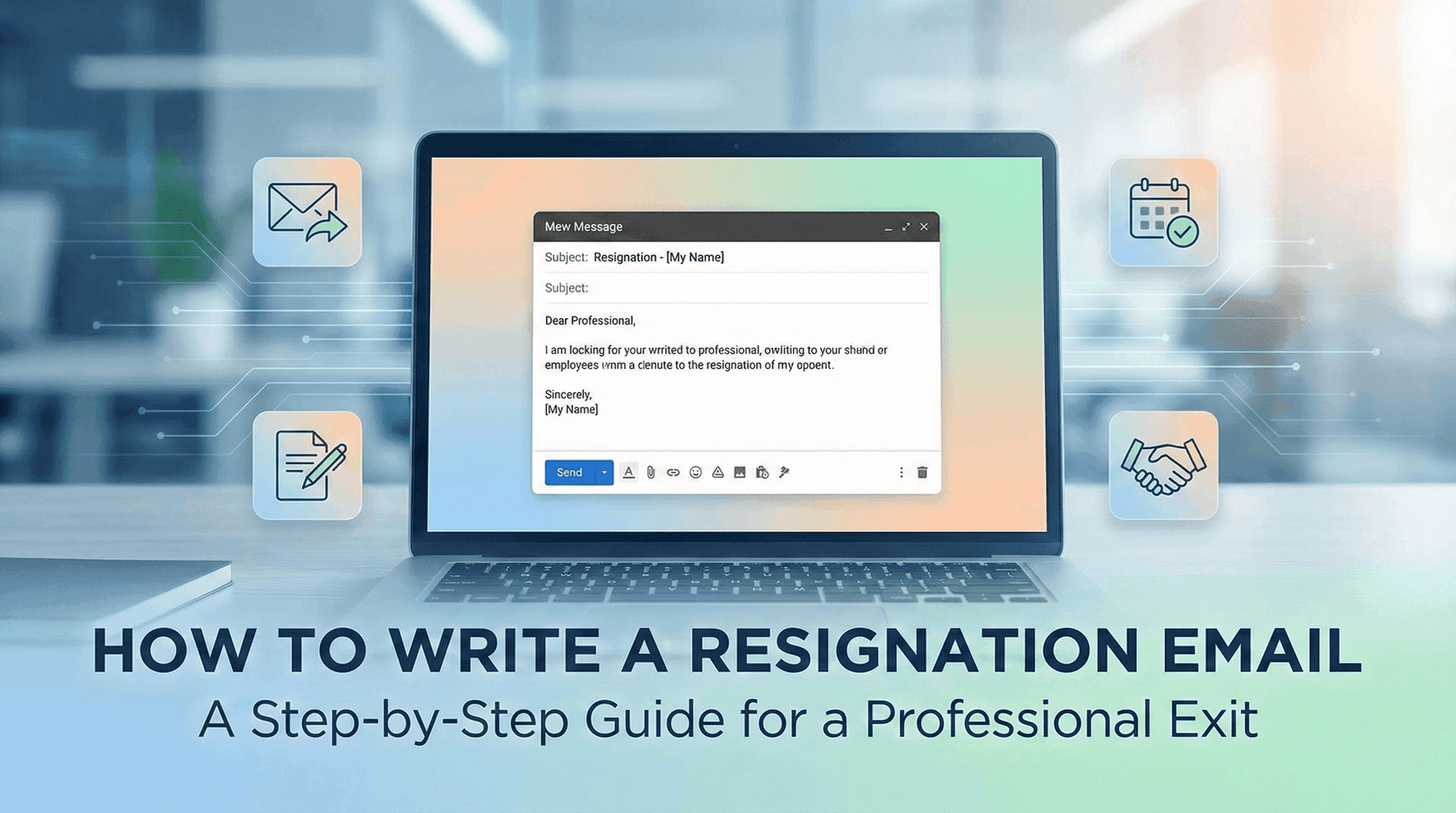 How to Write a Professional Resignation Email with Samples