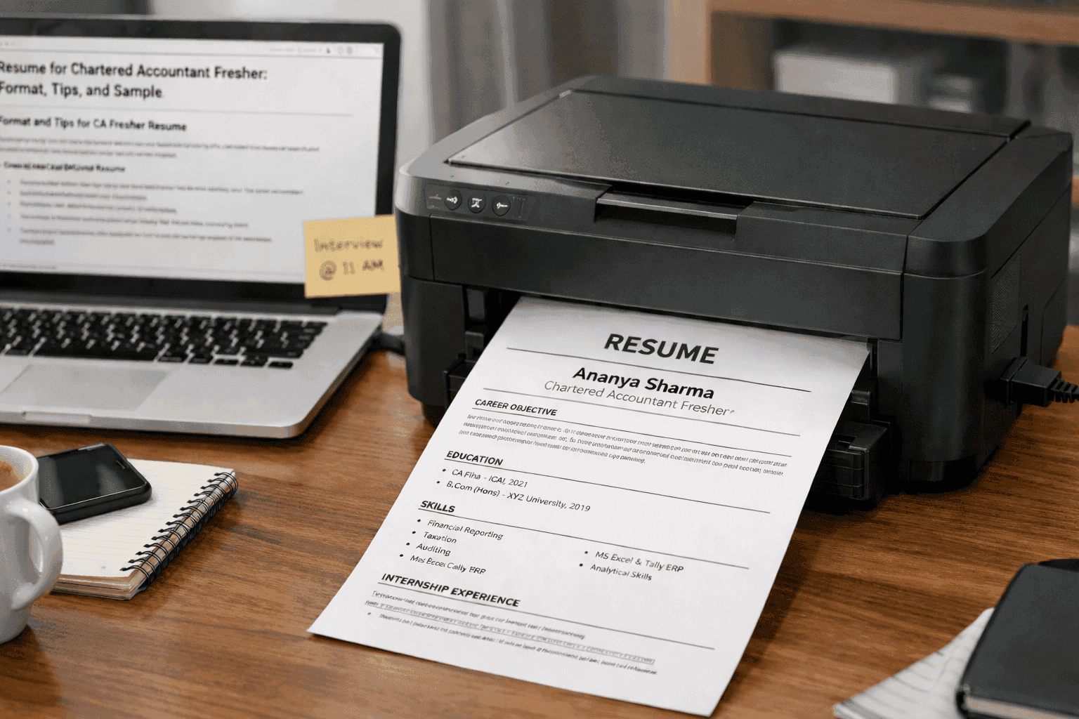 Resume for Chartered Accountant Fresher: Format, Tips, and Sample